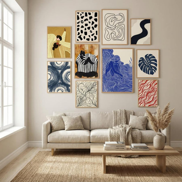 Two Line Women Poster – poster and art print