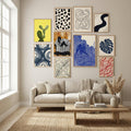 Yellow Cactus Poster by Lila & Lola in Winter Sanctuary gallery wall