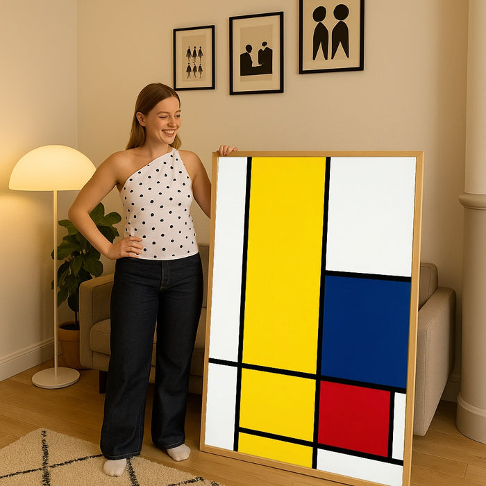 Primary Grid – póster e impresión artística