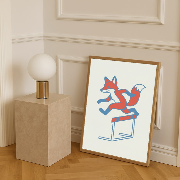 Skater Cat Brave – poster and art print