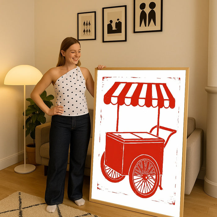 Urban Cargo Ride – póster e impresión artística
