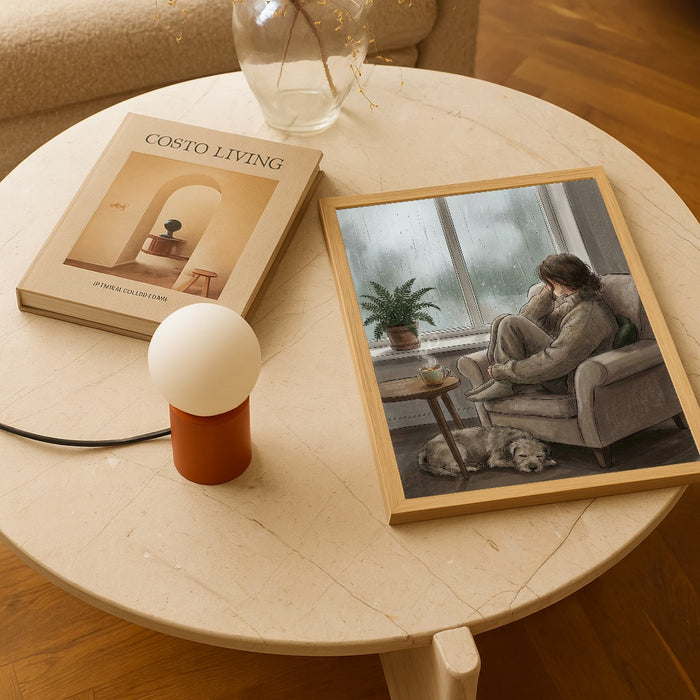 Quiet Repose Beige – plakat og kunsttryk
