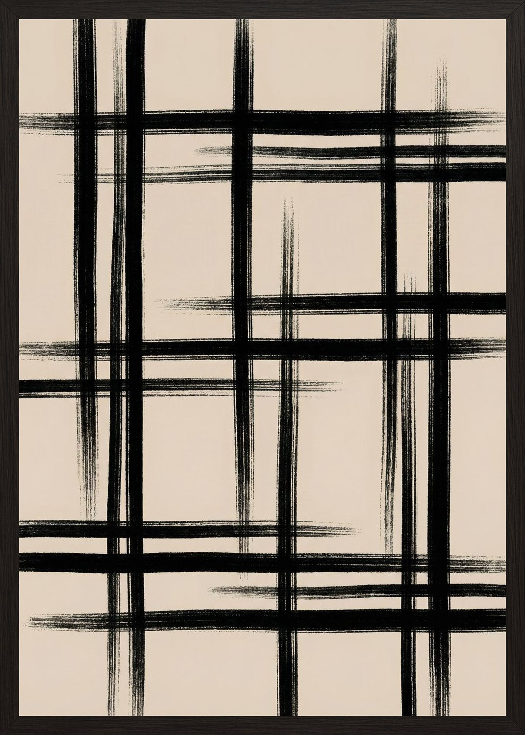 Poster in black frame