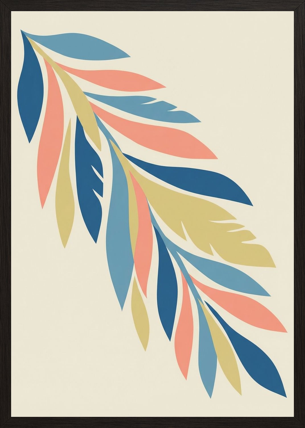 Poster in black frame