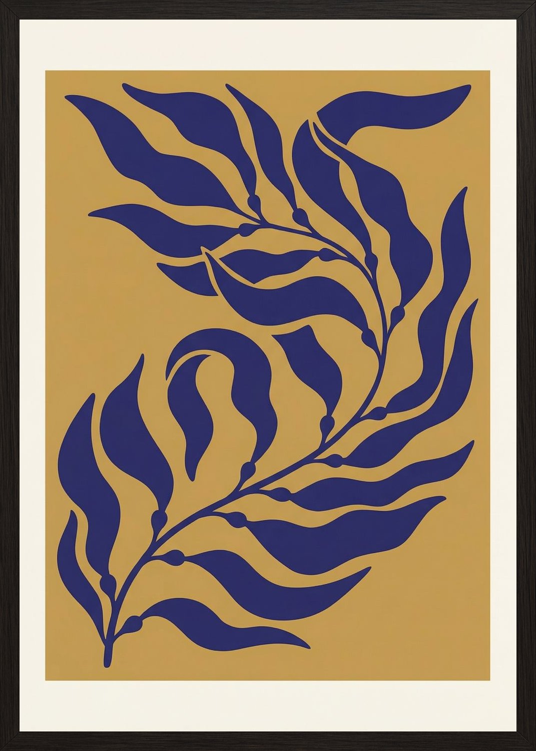 Poster in black frame