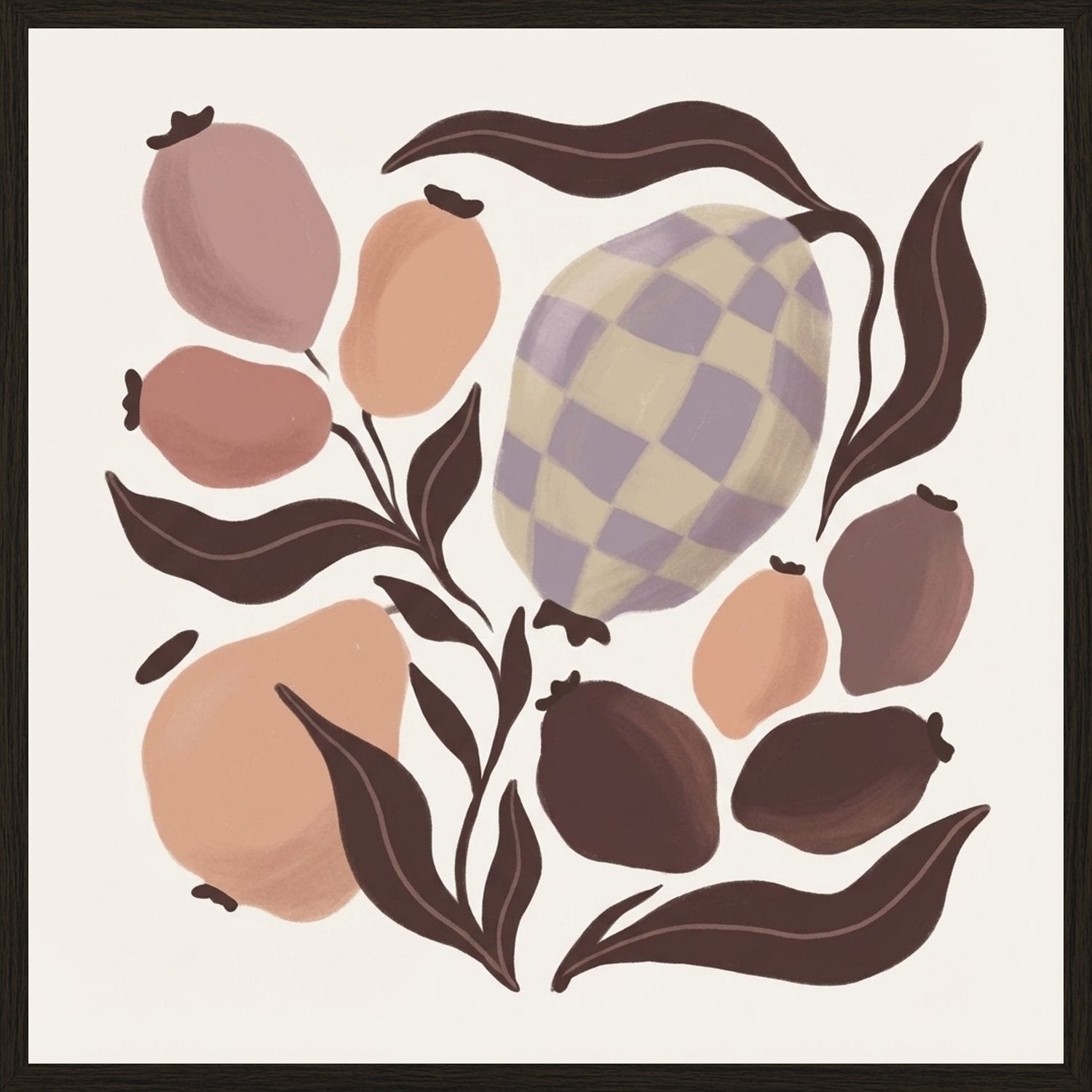 Poster in black frame