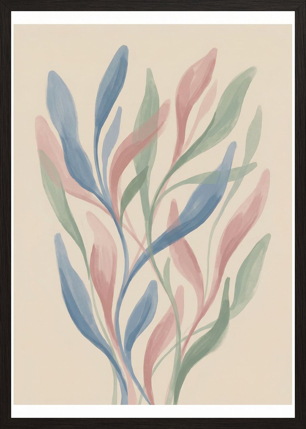 Poster in black frame