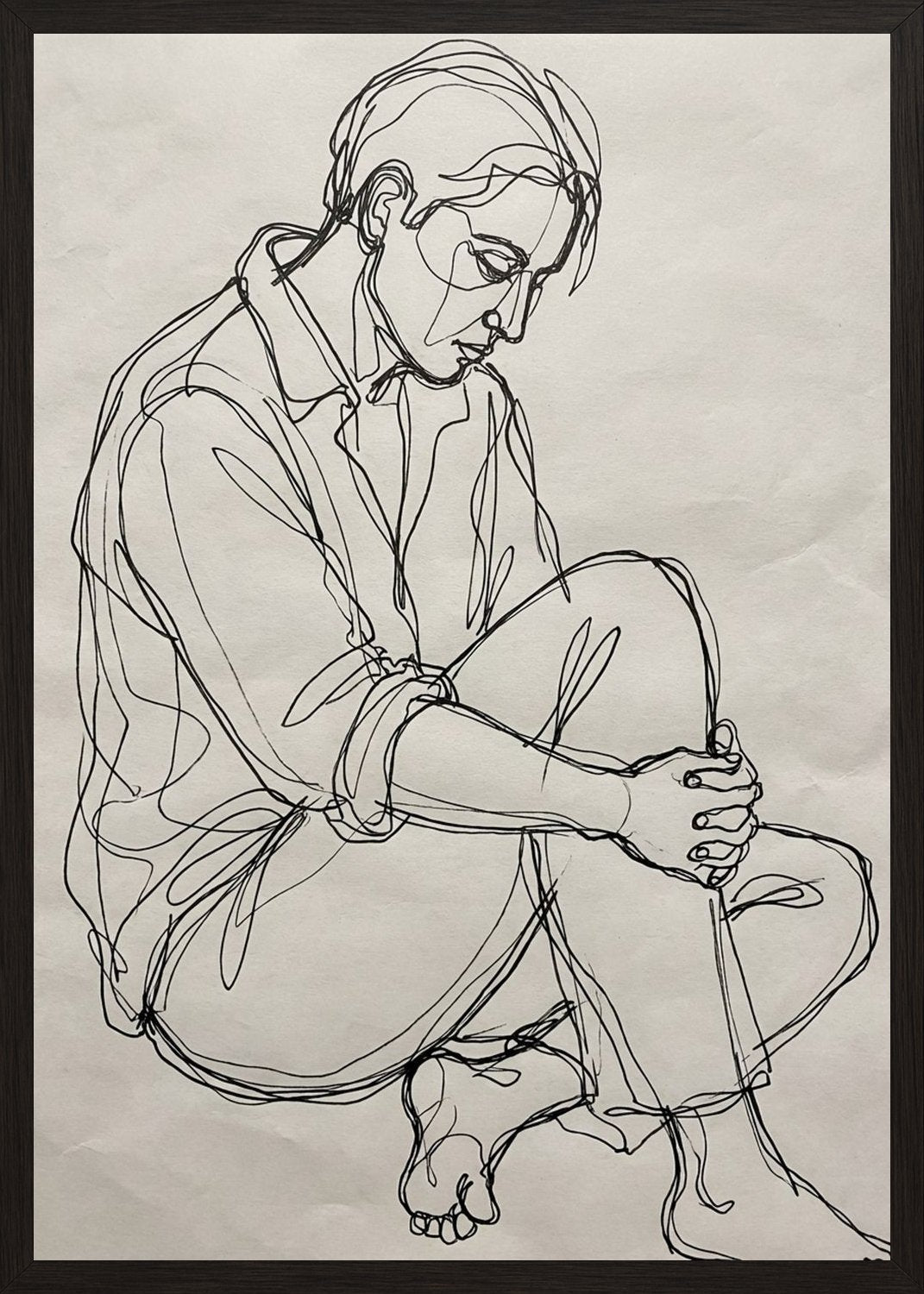 Poster in black frame