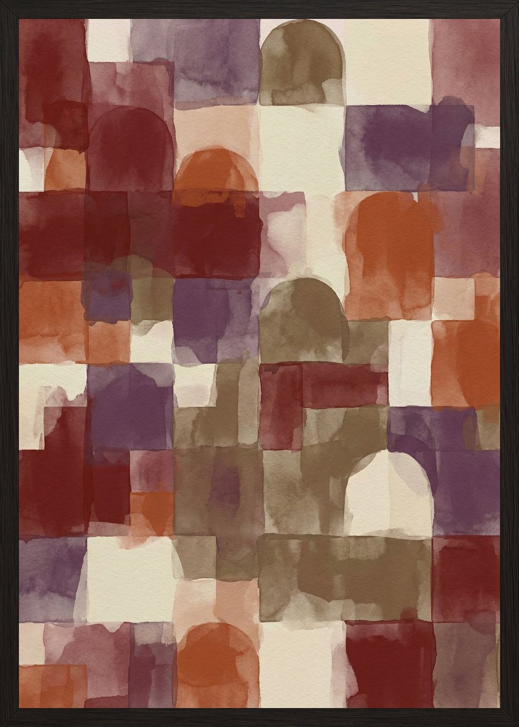 Poster in black frame