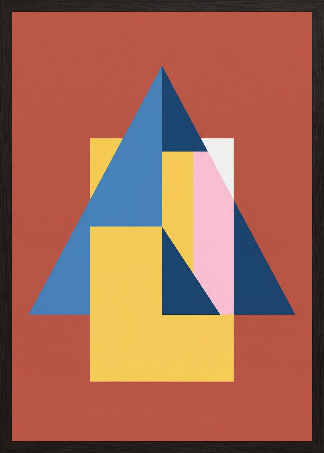 Poster in black frame