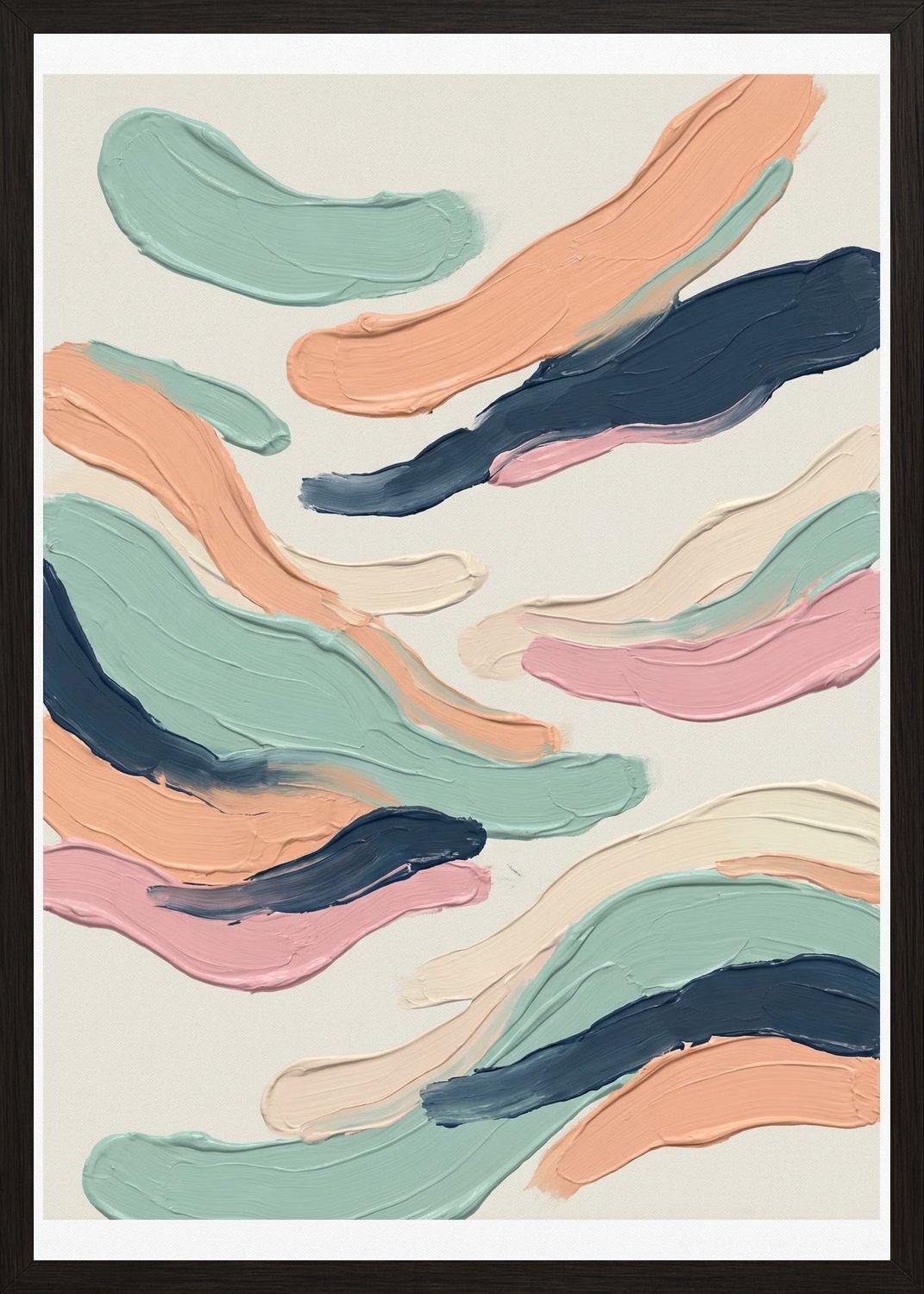 Poster in black frame