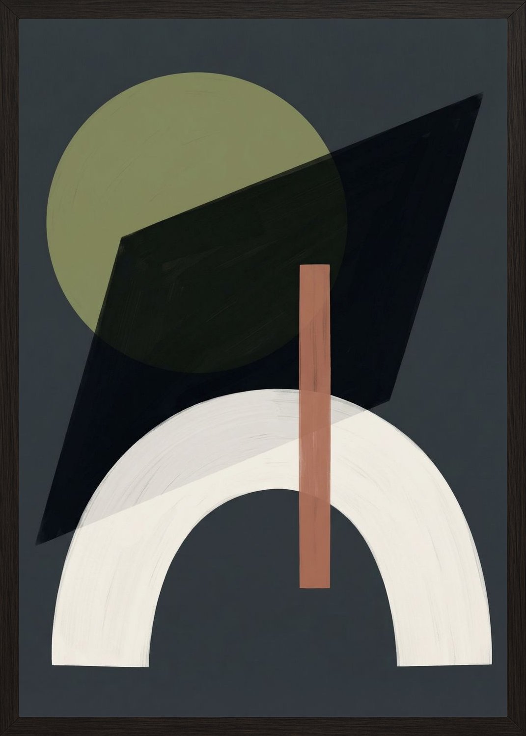 Poster in oak frame