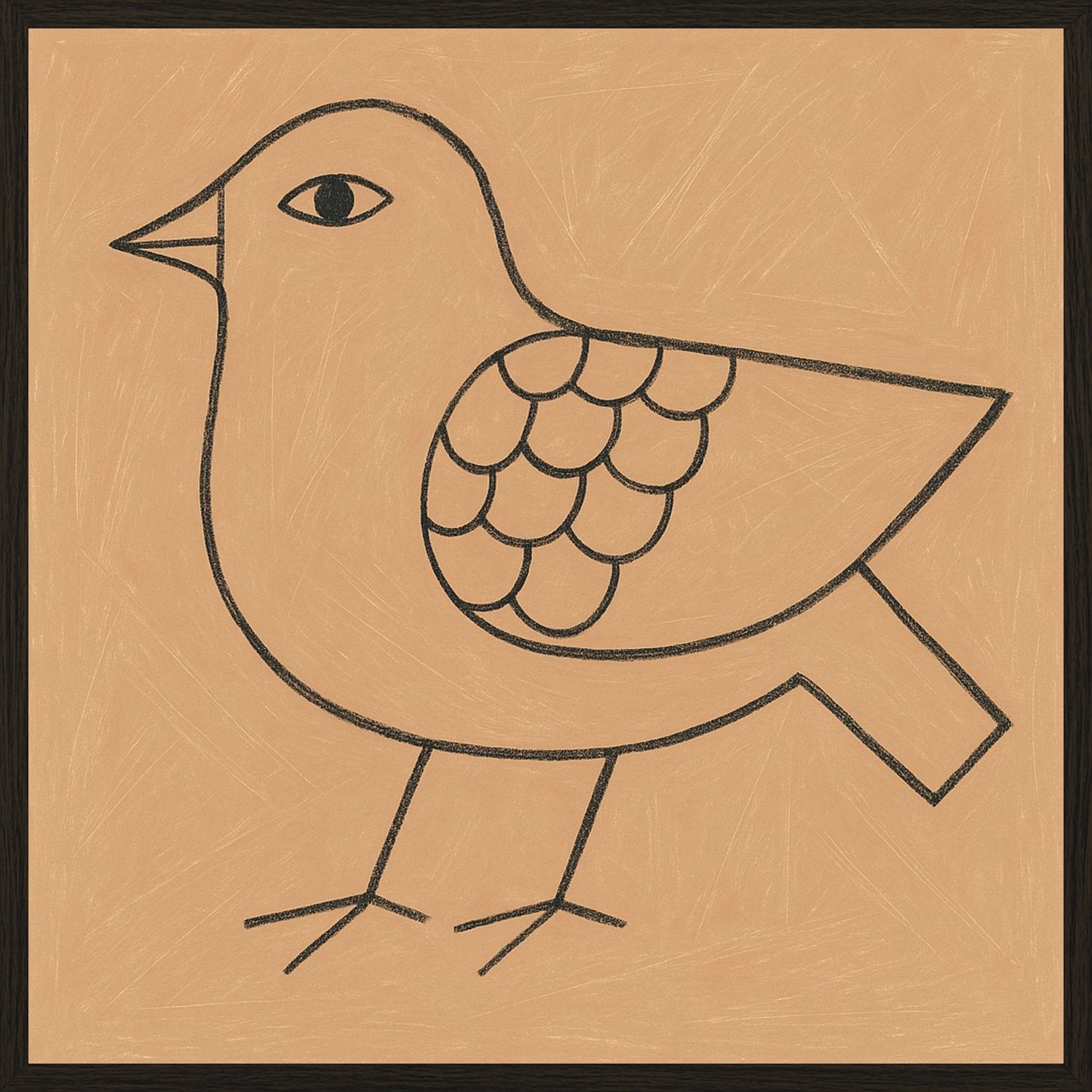 Poster in black frame