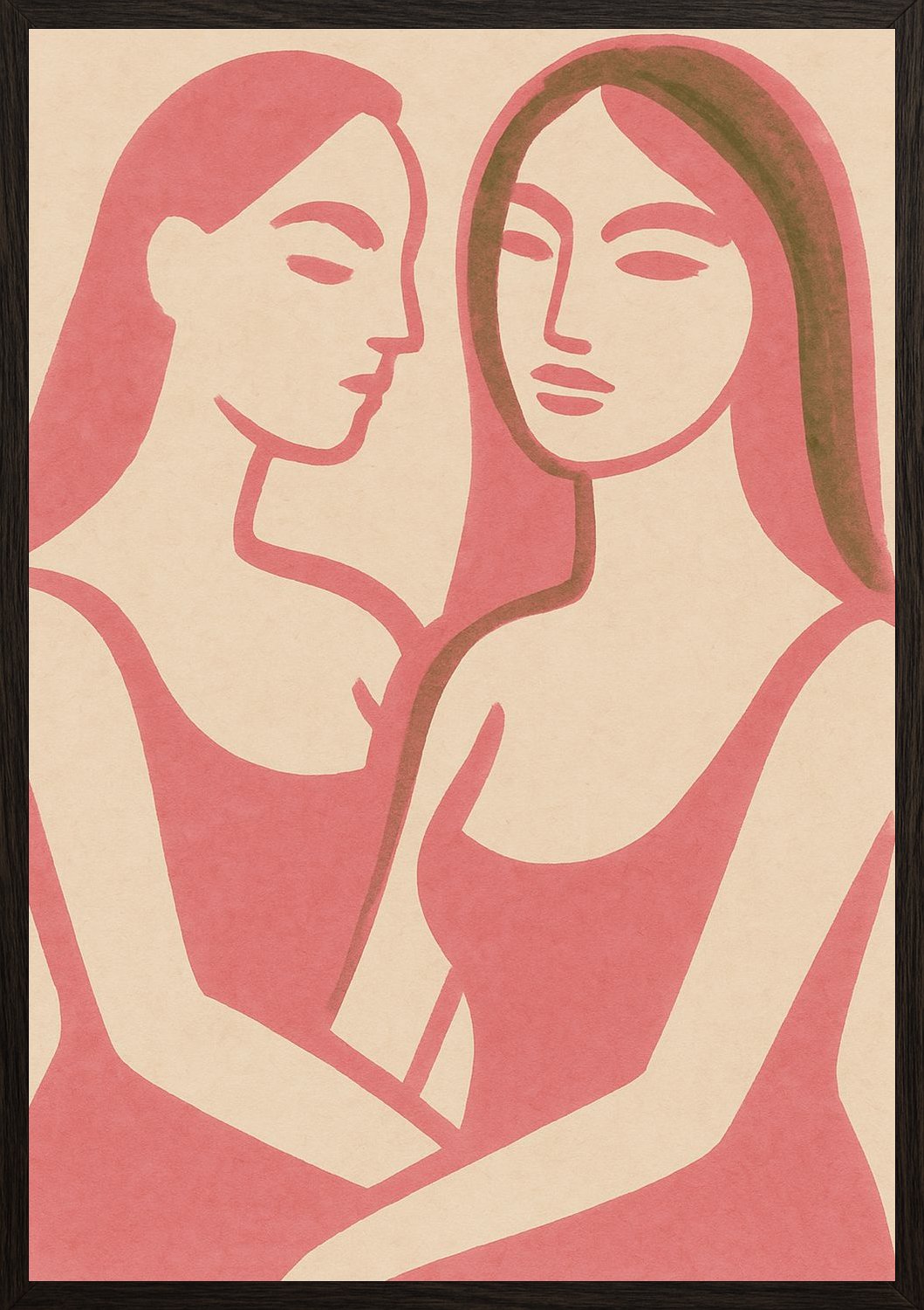 Poster in black frame