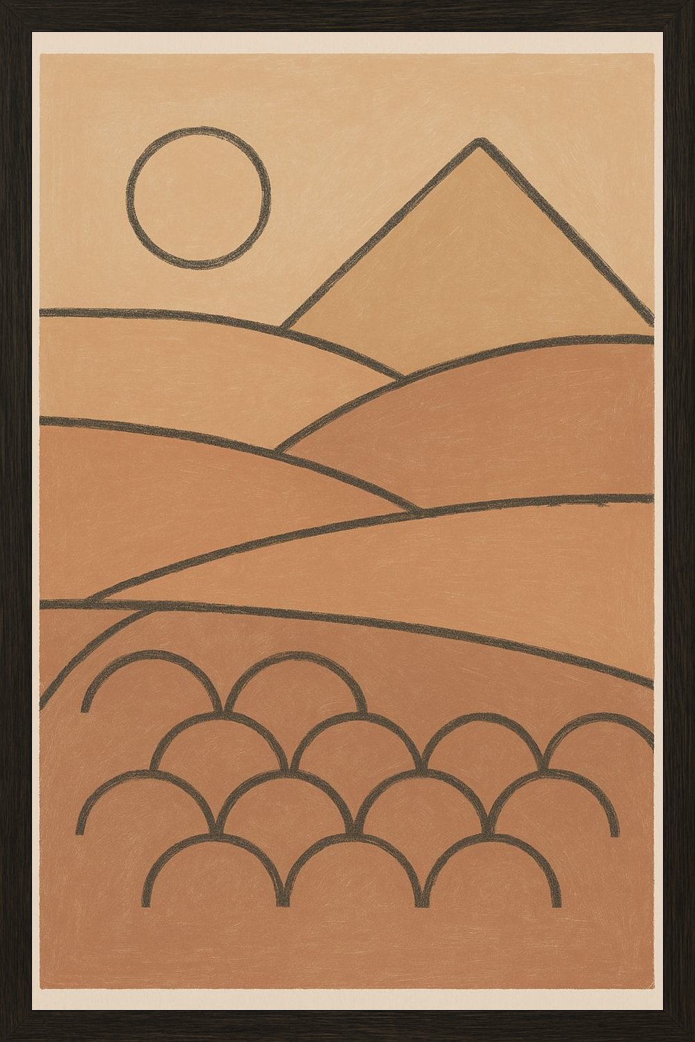 Poster in black frame