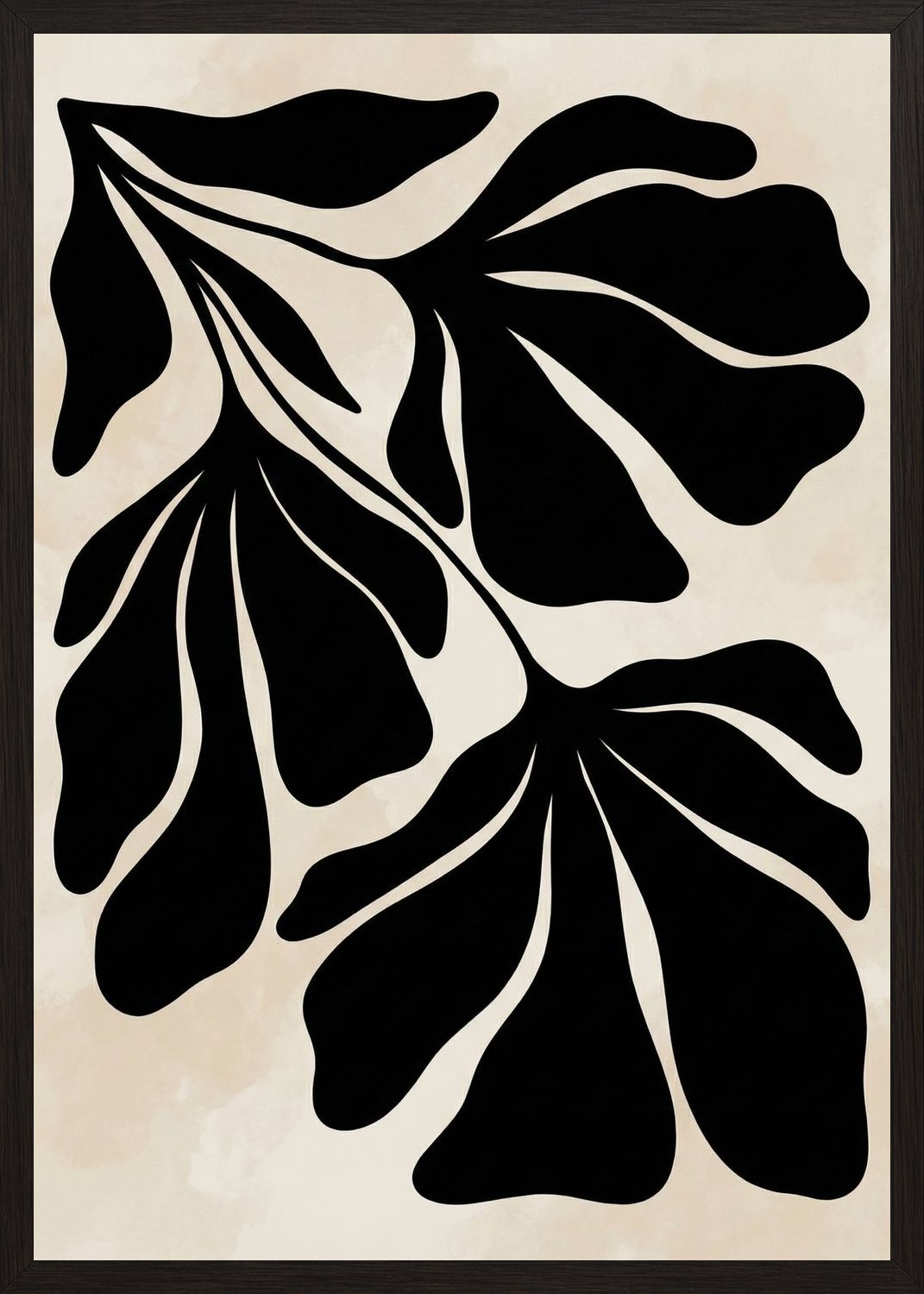 Poster in oak frame
