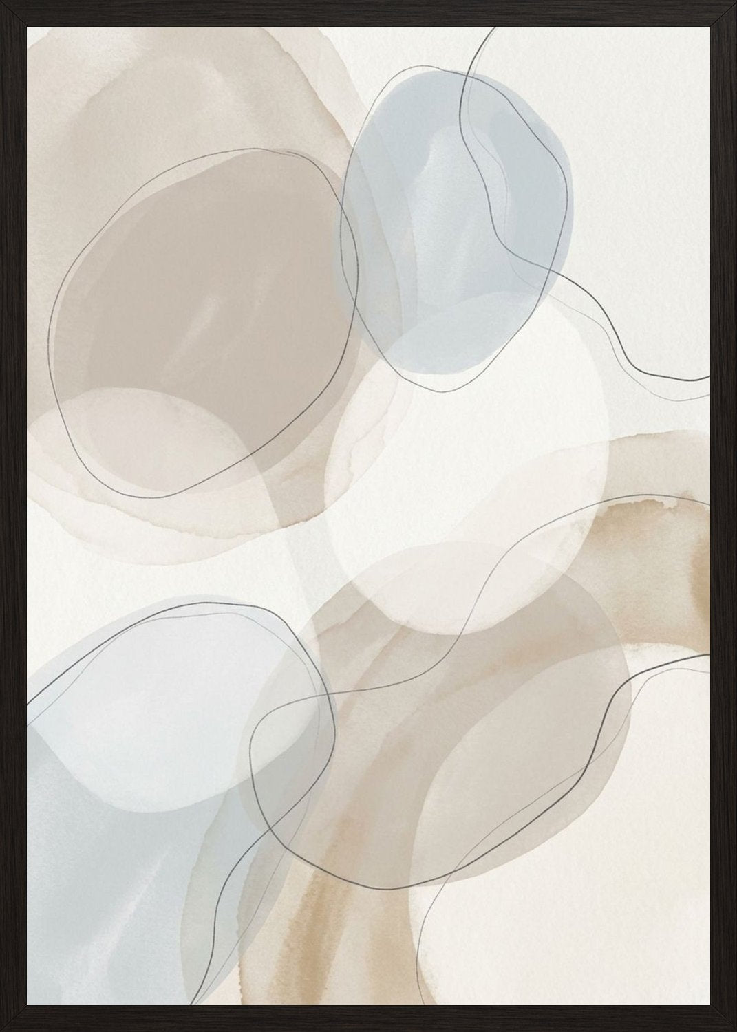 Poster in black frame