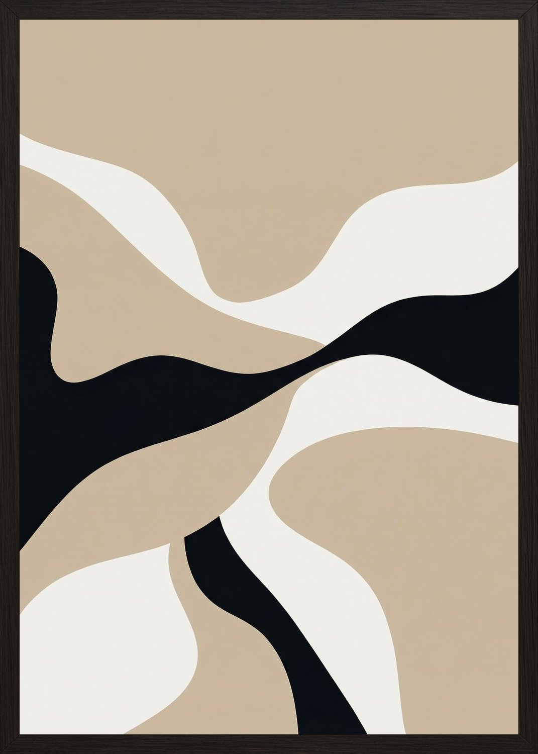 Poster in black frame