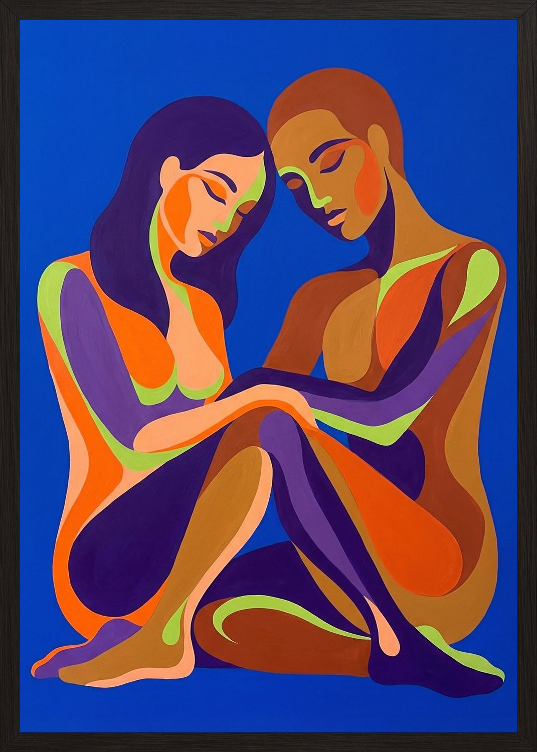 Poster in oak frame