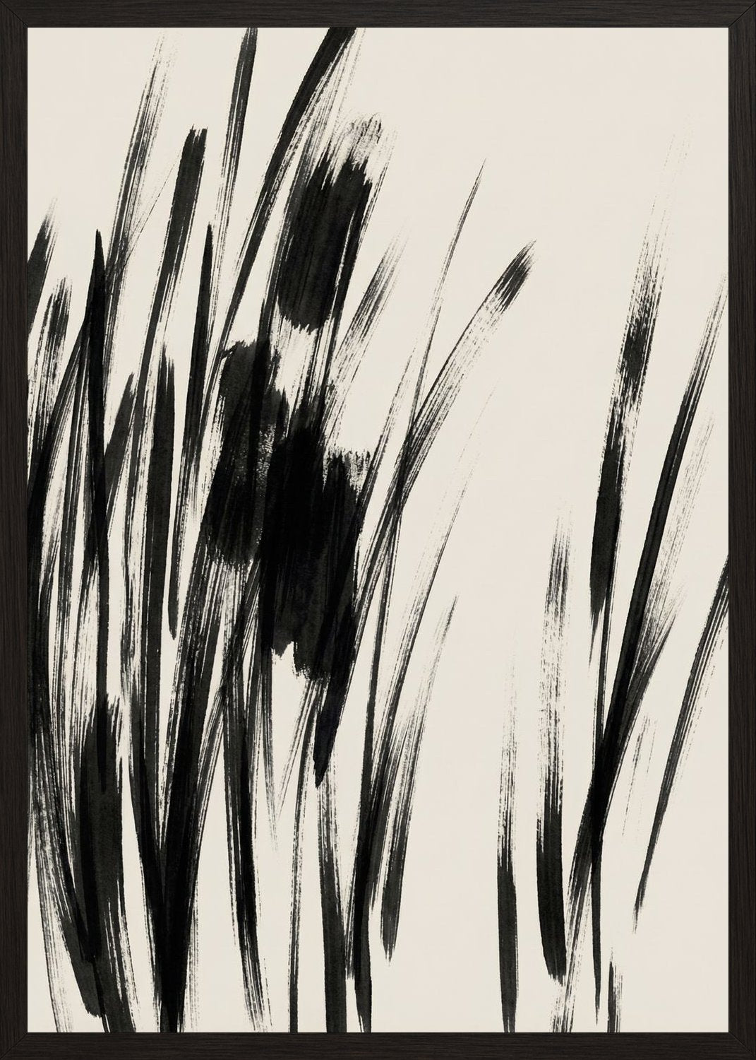 Poster in black frame