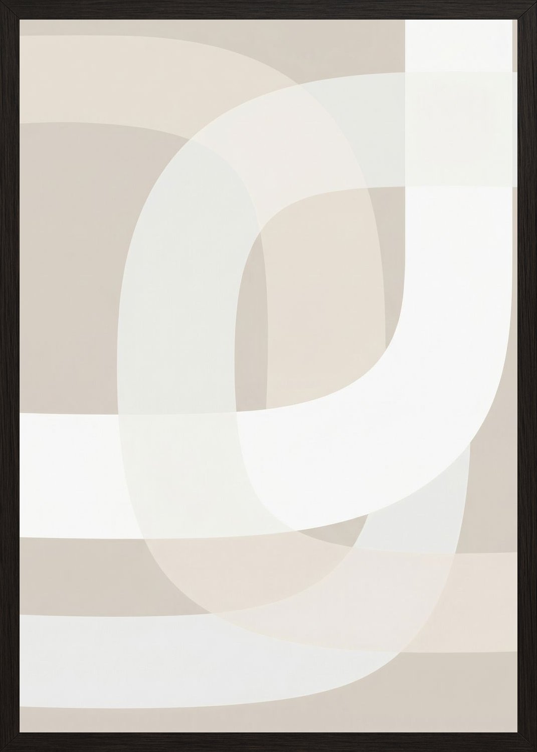 Poster in black frame