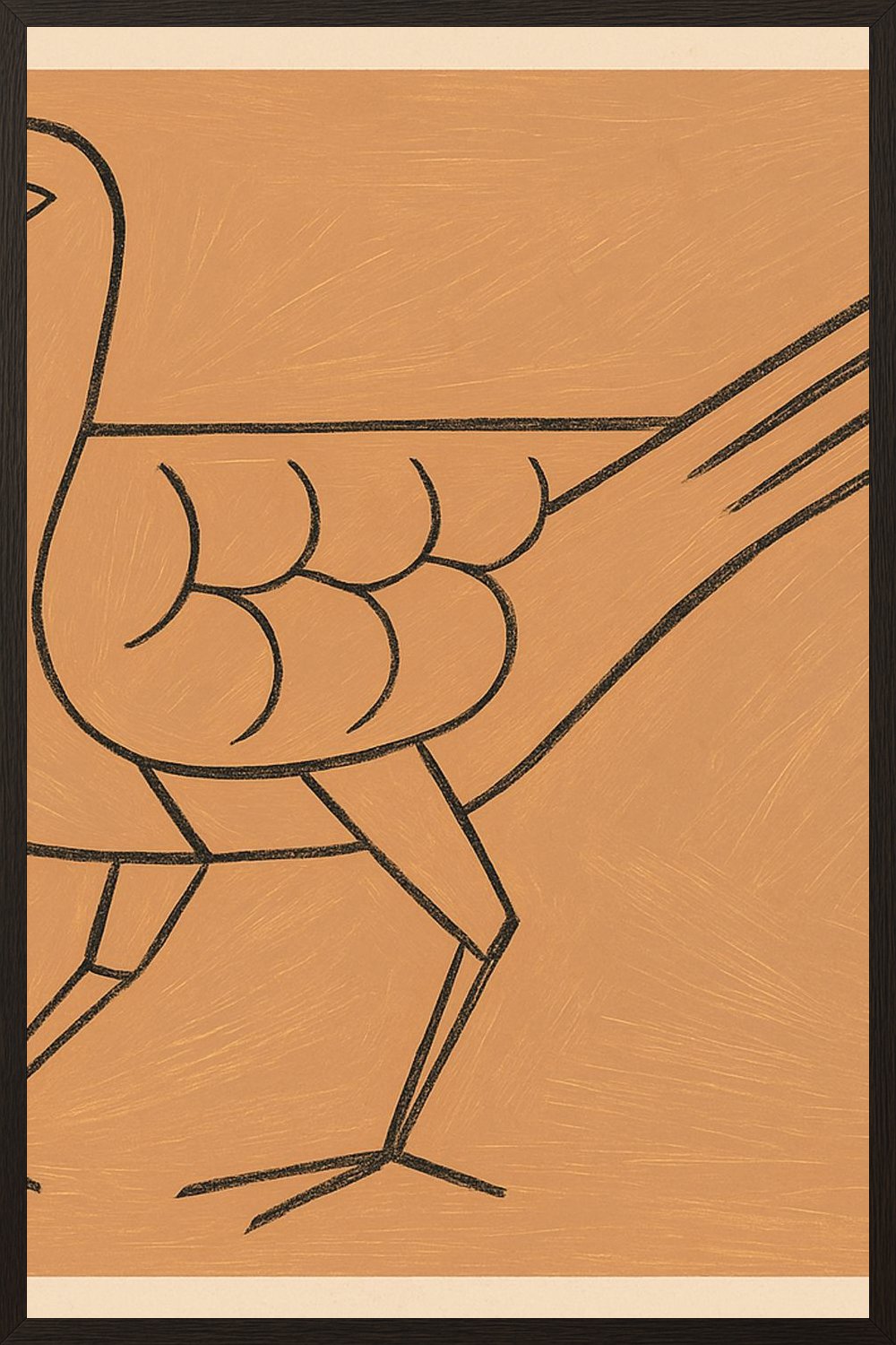 Poster in black frame