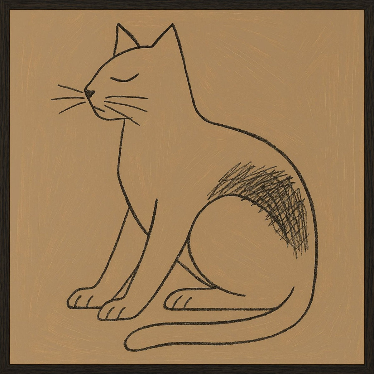 Poster in black frame