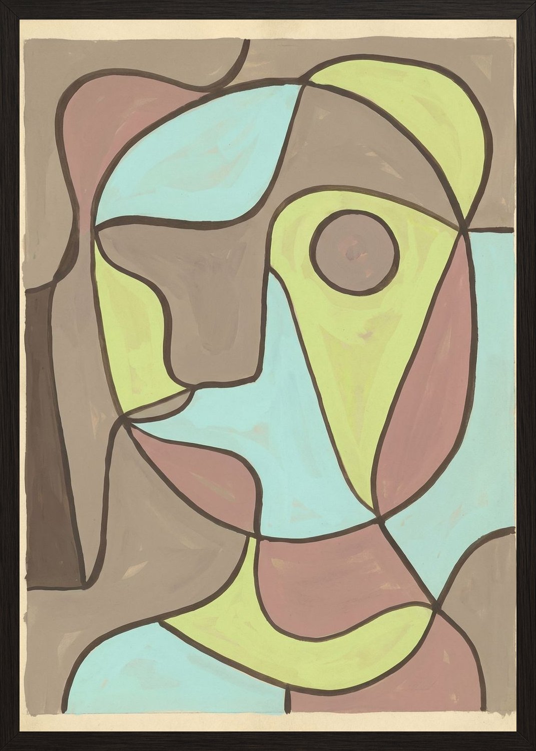 Poster in oak frame