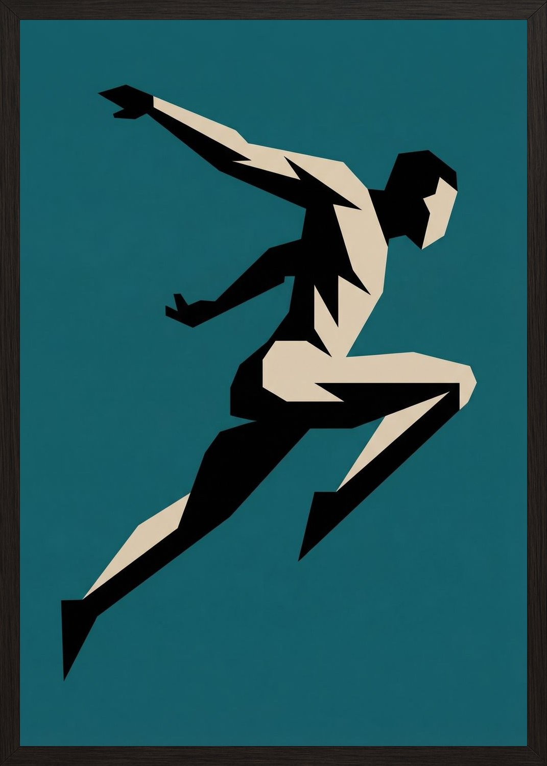 Poster in oak frame