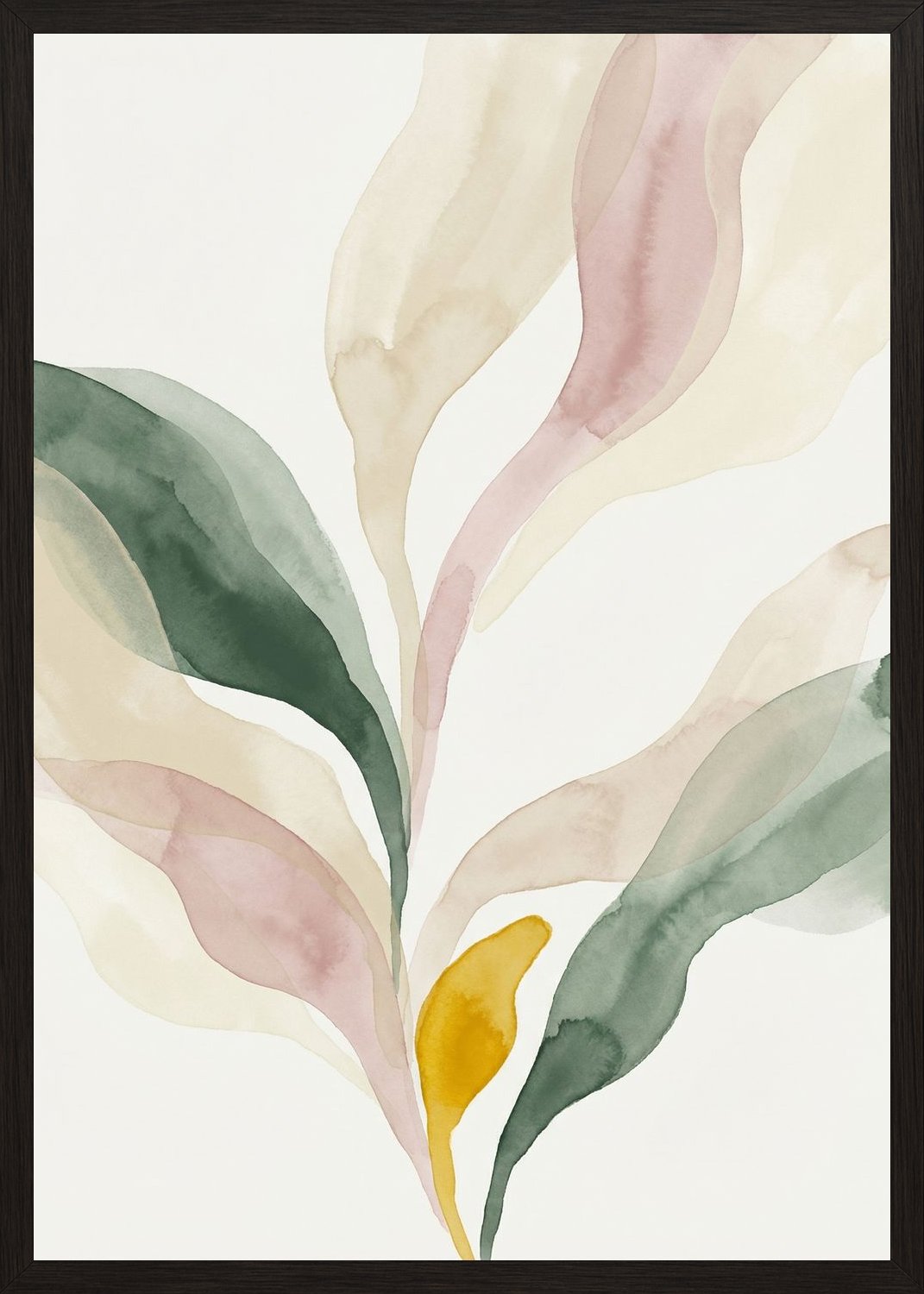 Poster in black frame