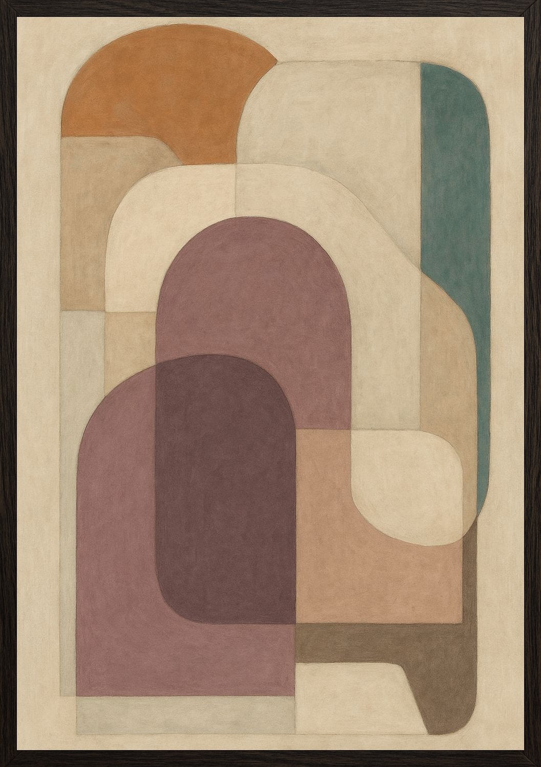 Poster in black frame