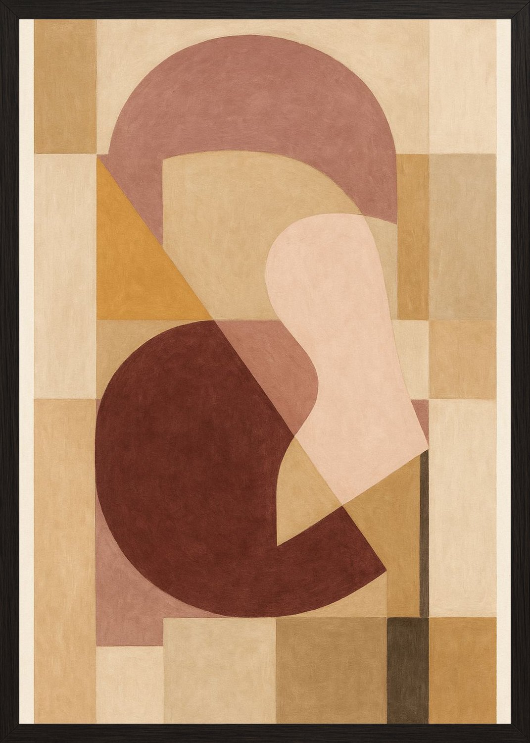 Poster in black frame