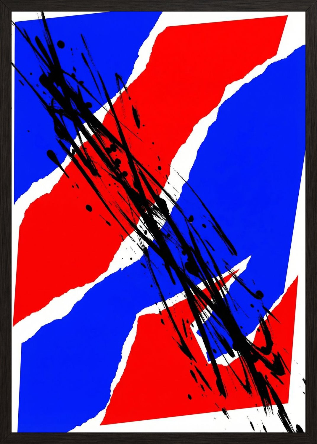 Poster in oak frame