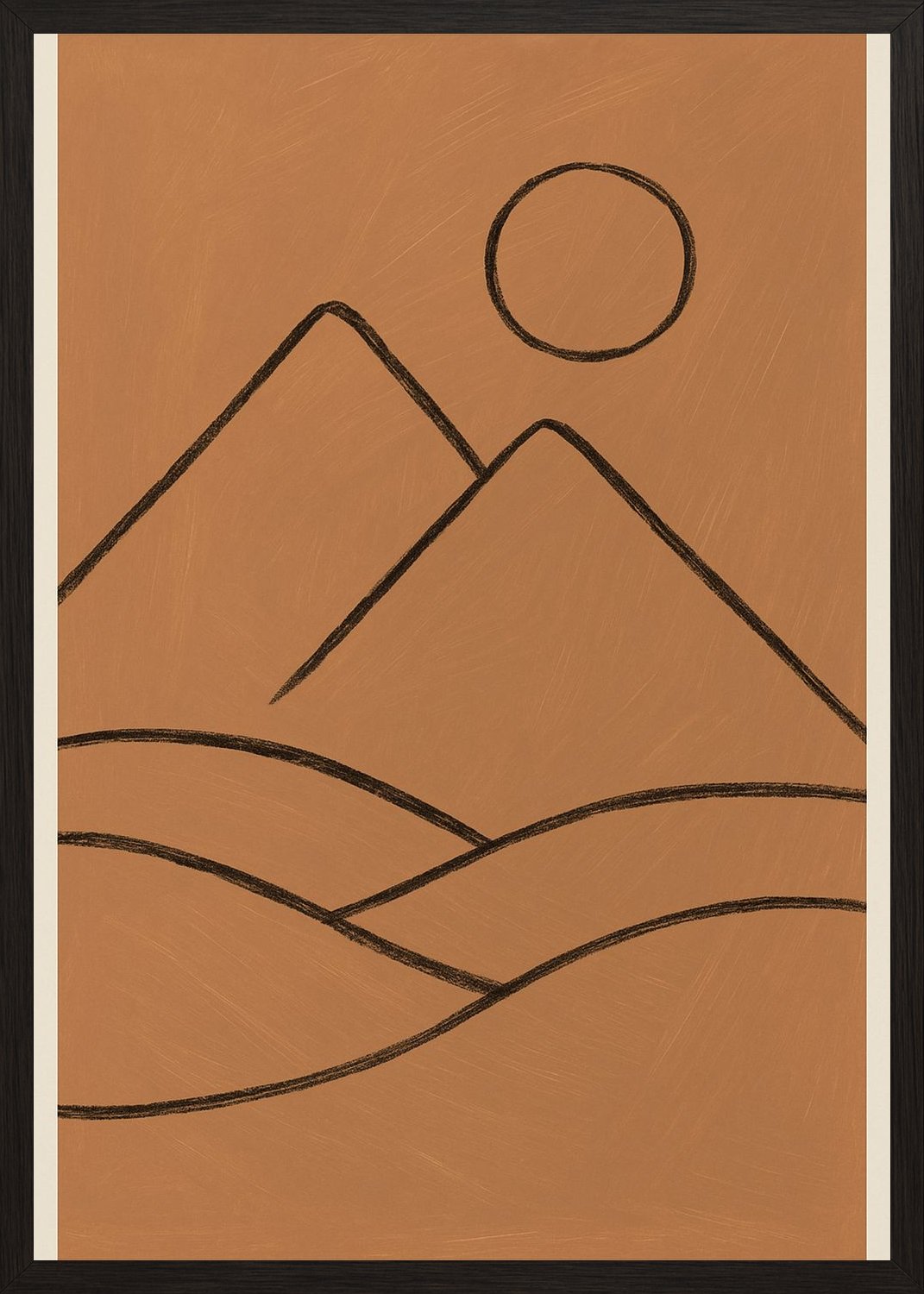 Poster in black frame