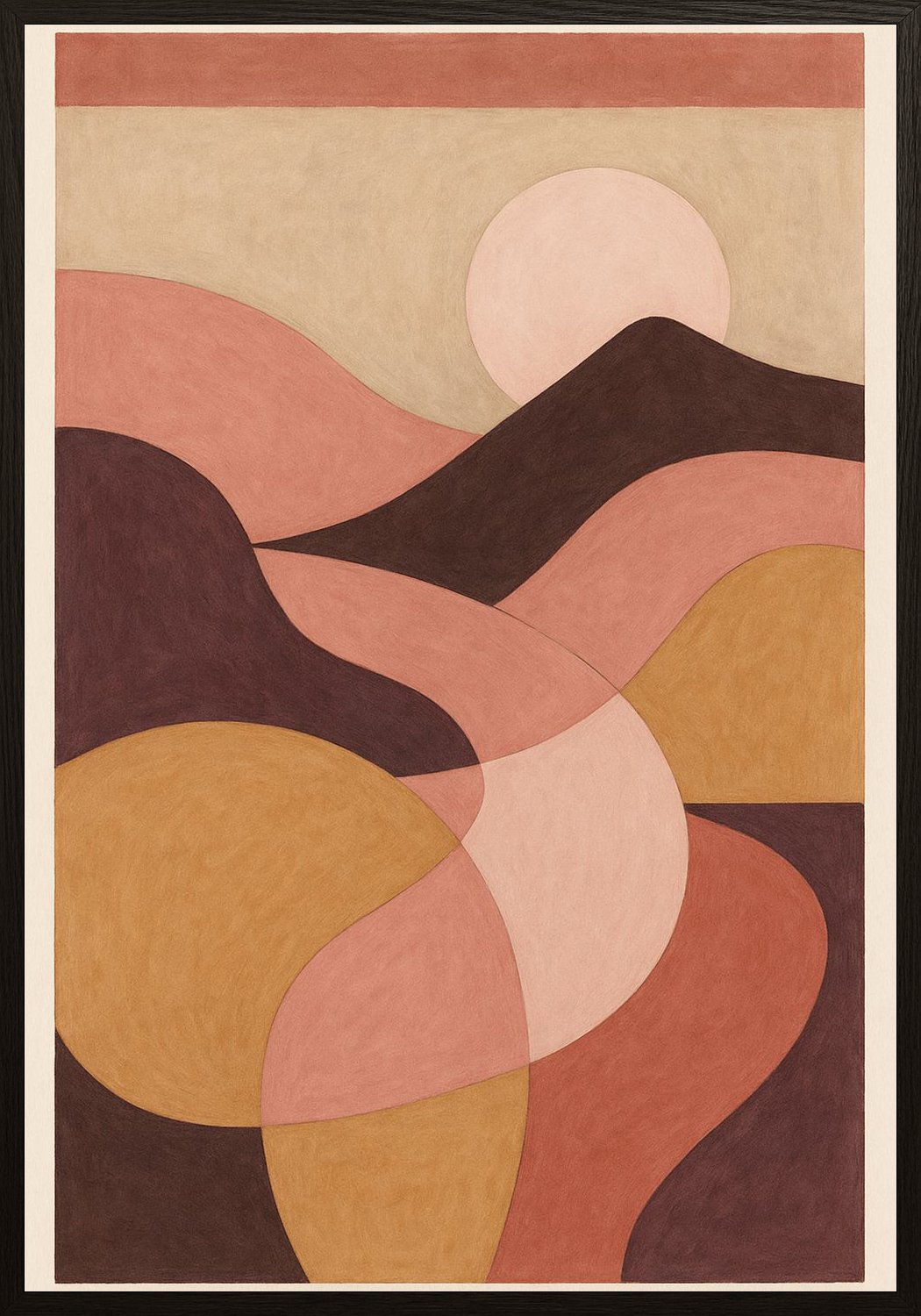 Poster in black frame