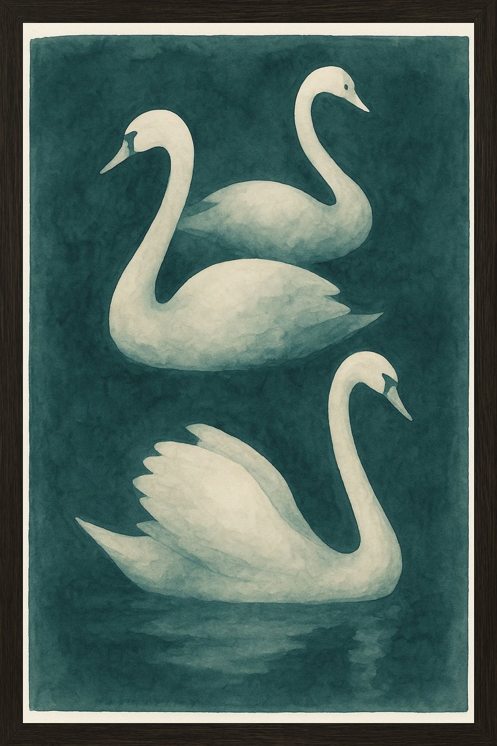 Poster in black frame