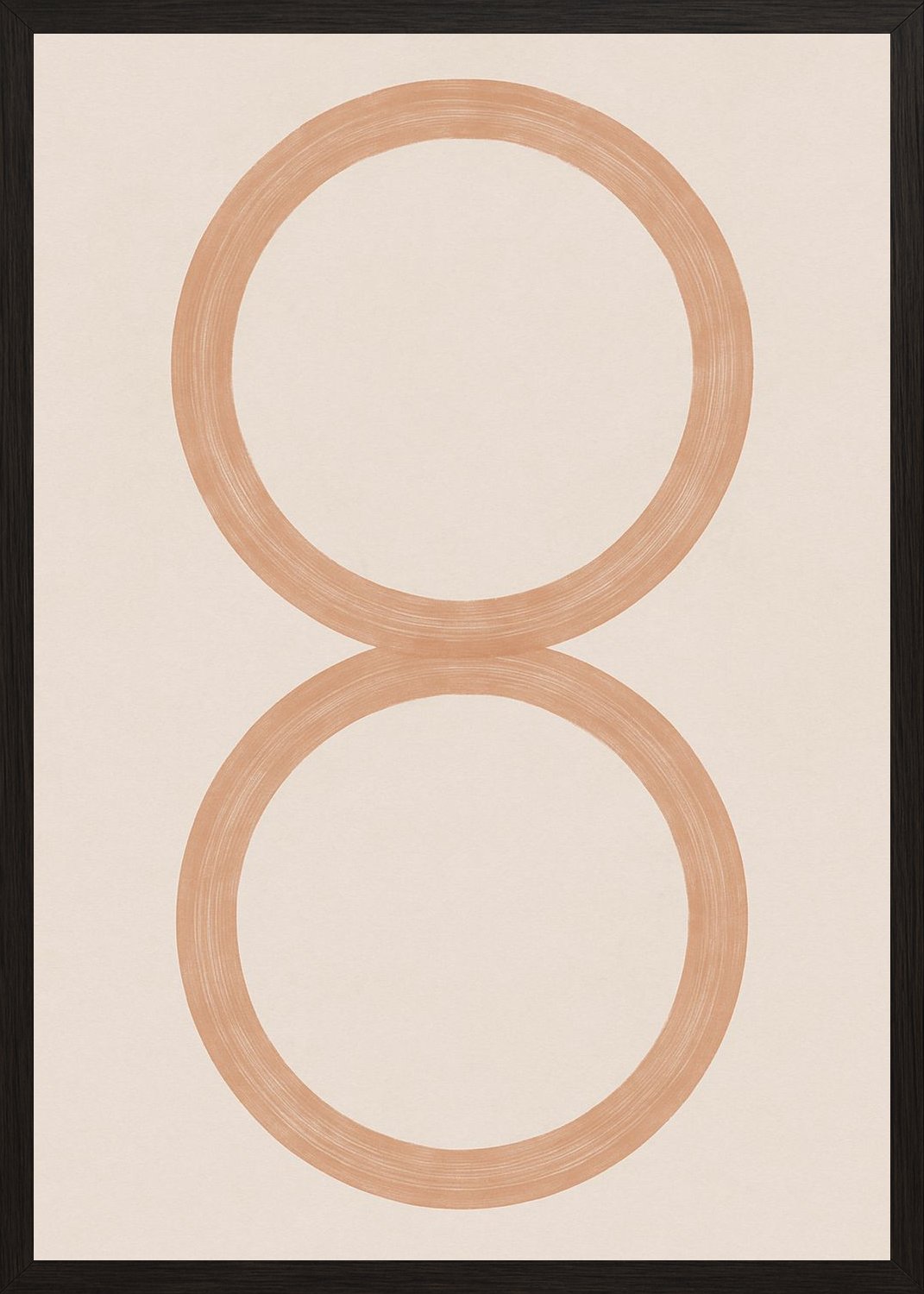 Poster in black frame