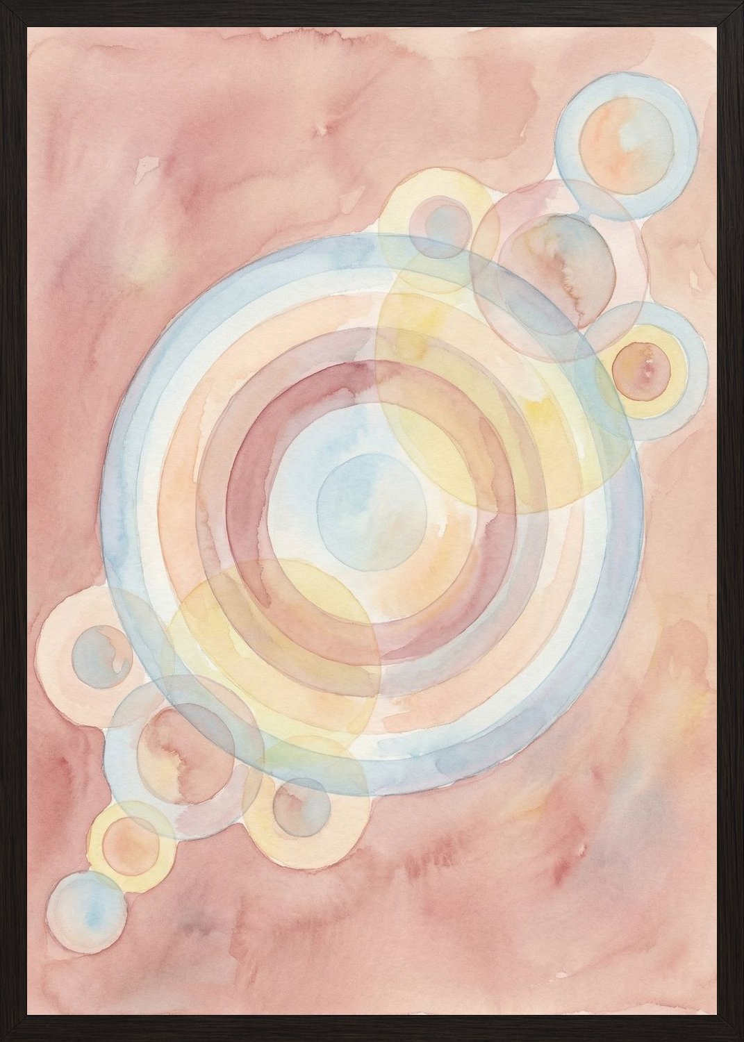 Poster in black frame