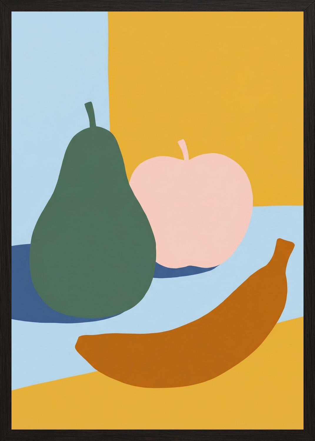 Poster in oak frame