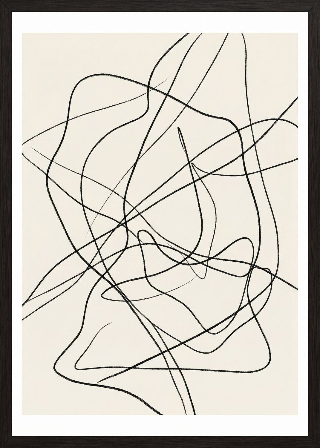 Poster in black frame