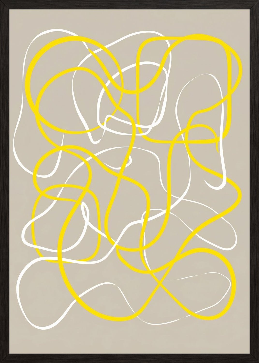 Poster in oak frame