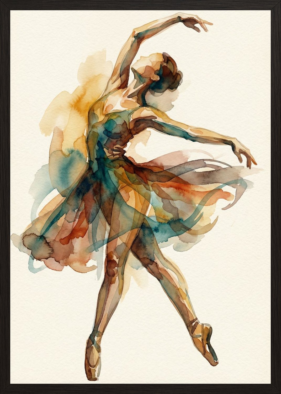 Poster in black frame