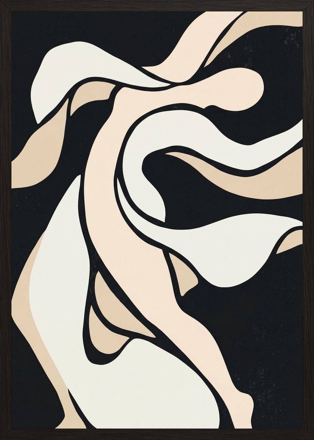 Poster in oak frame