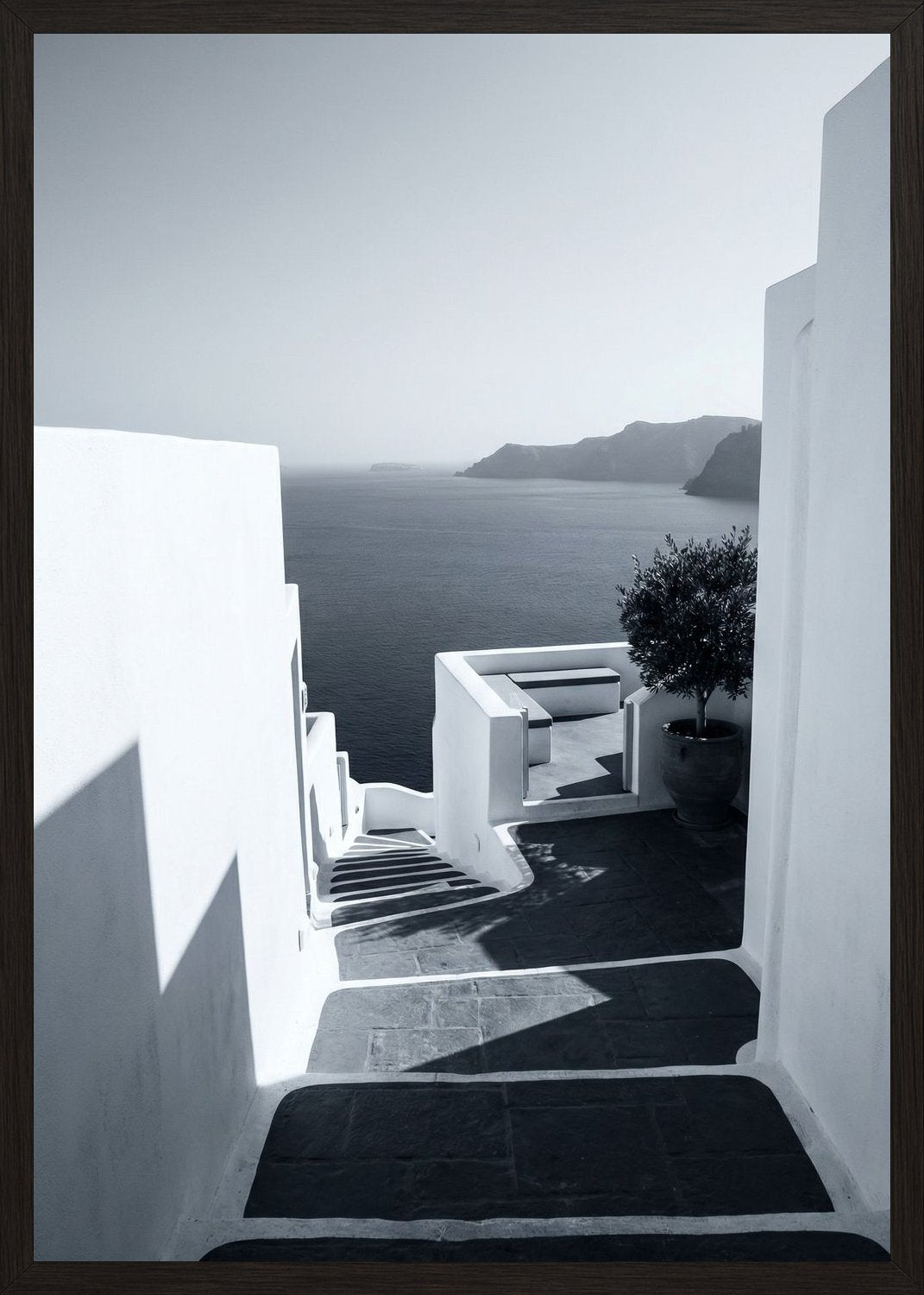 Poster in black frame