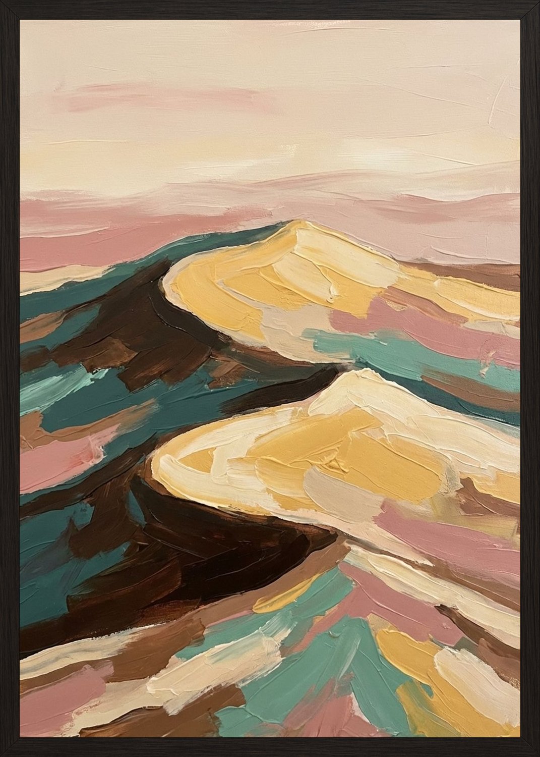 Poster in black frame