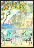 Poster in oak frame
