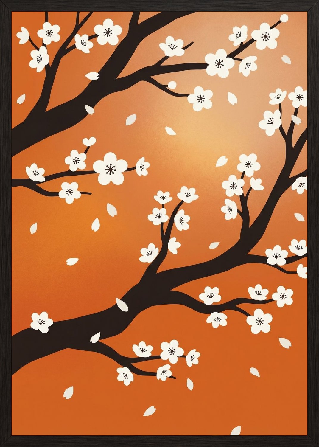 Poster in oak frame
