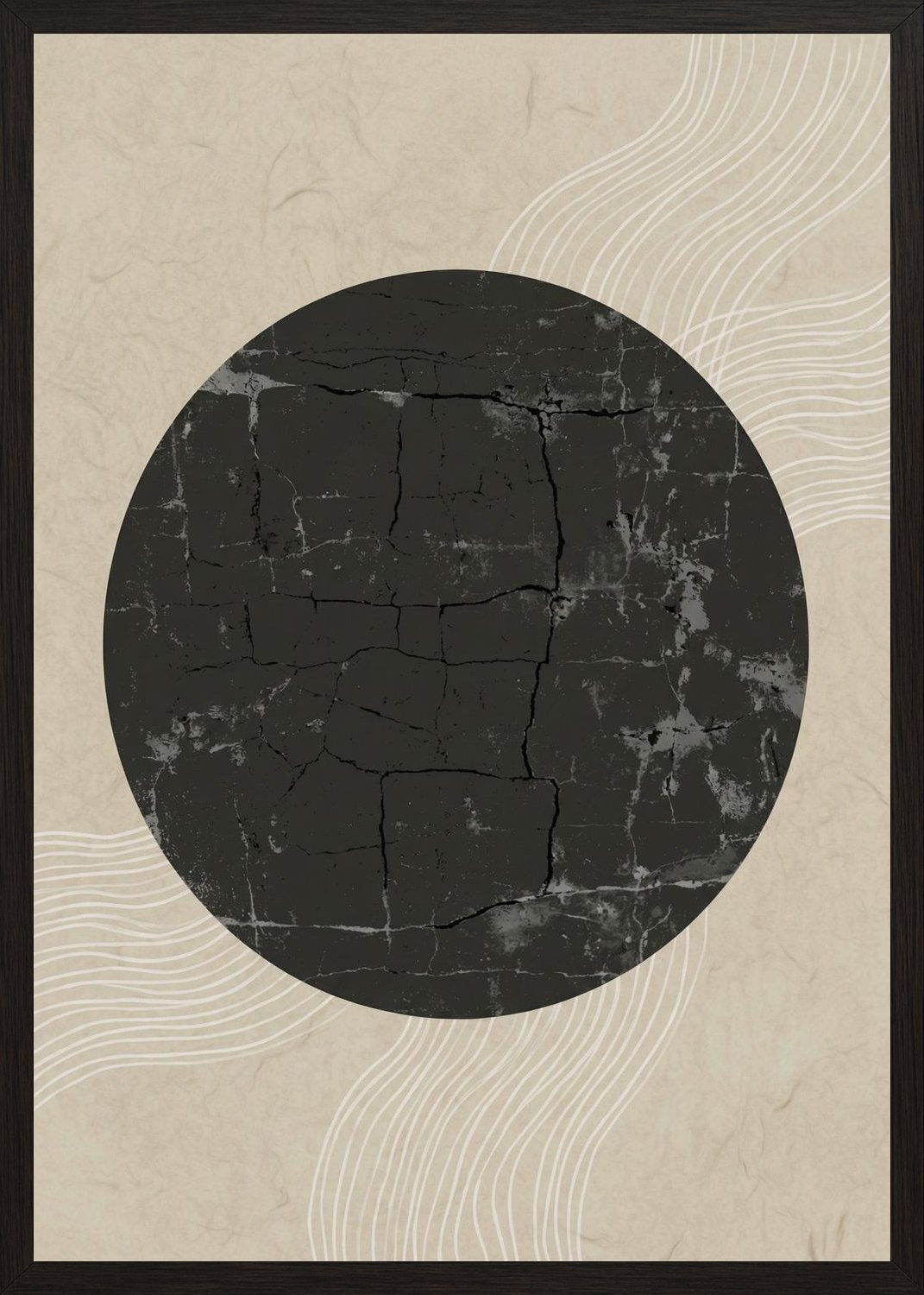 Poster in oak frame