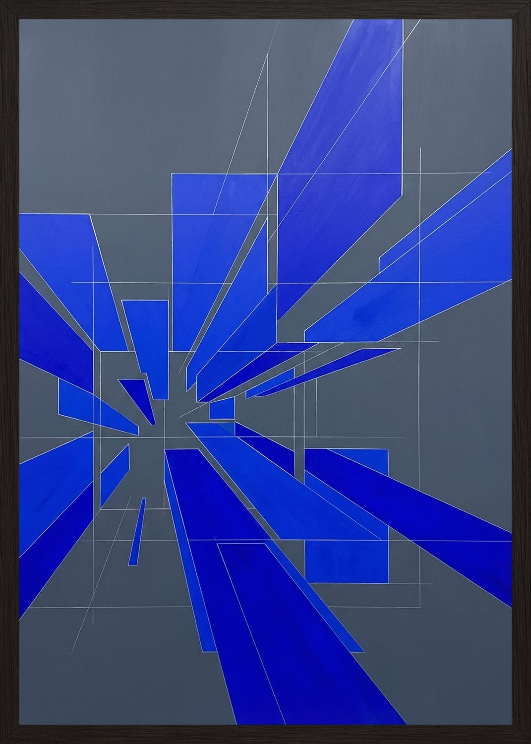 Poster in oak frame