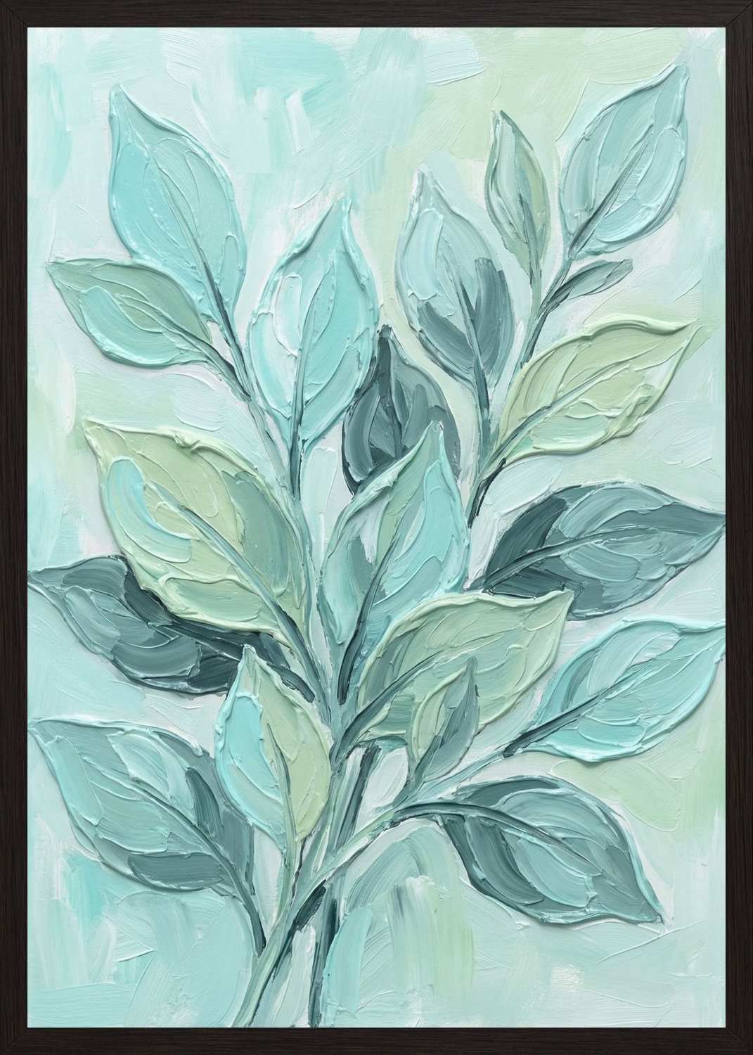 Poster in oak frame